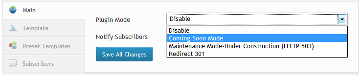 Coming Soon /Maintaince ModРЎС“ / Under Construction WordPress Plugin