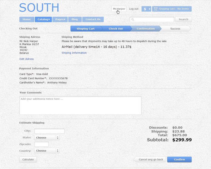 South eCommerce Theme